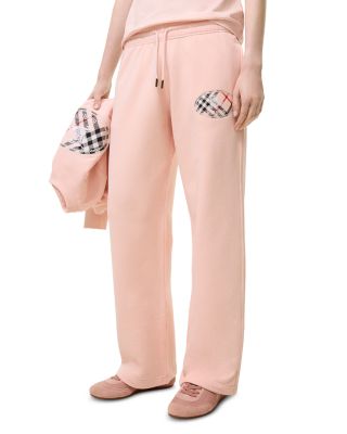 Check Knight Stamp Cotton Track Pants