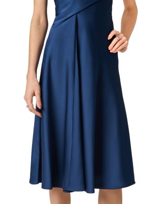 india formal dress Ashley Lauren 4829 Soft Crepe Cocktail Dress One Shoulder Bow – Glass  Slipper Formals main image 0