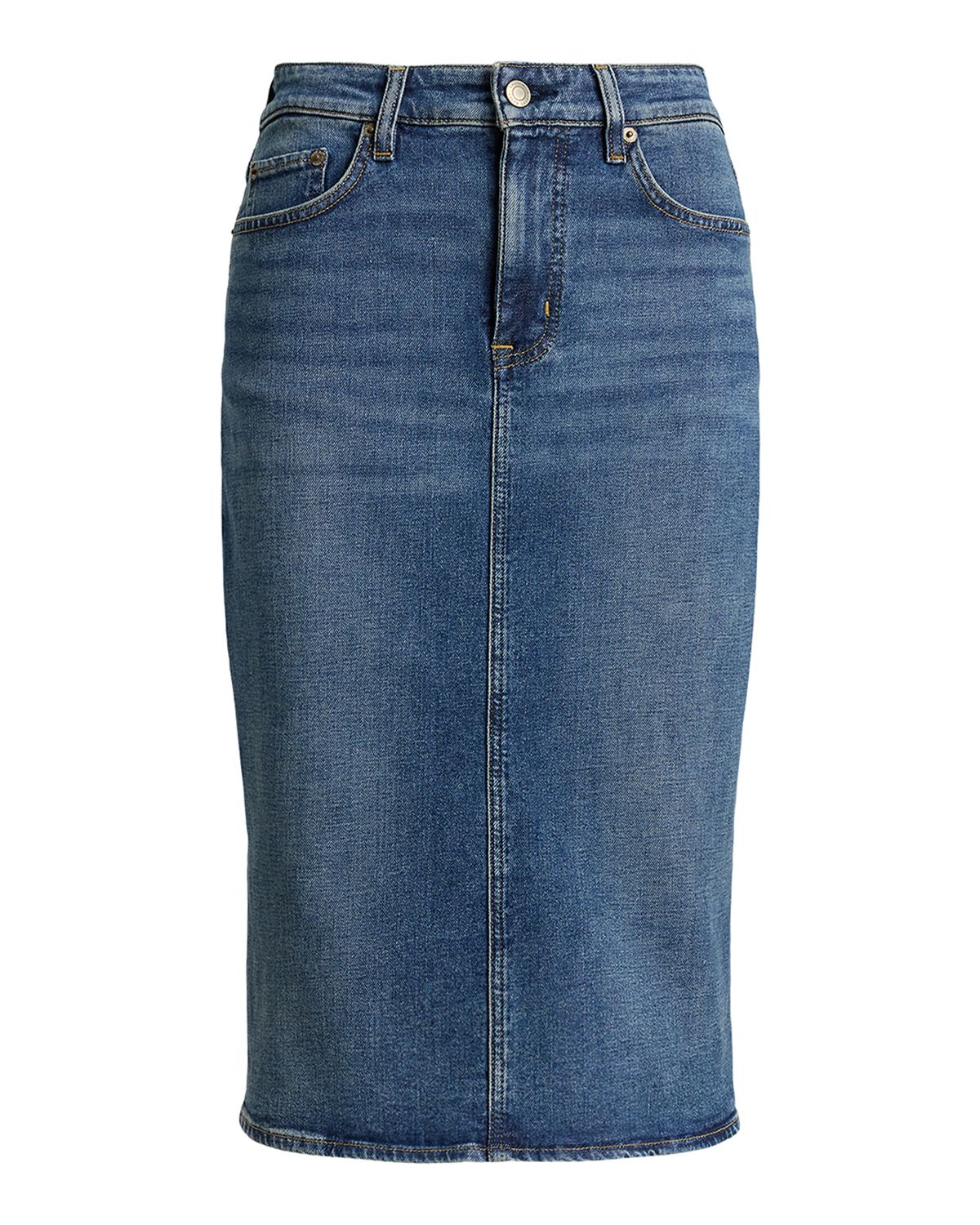 Denim Pencil Skirt thumbnail 6