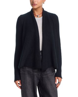 100% Cashmere Drape Front Cardigan - Exclusive