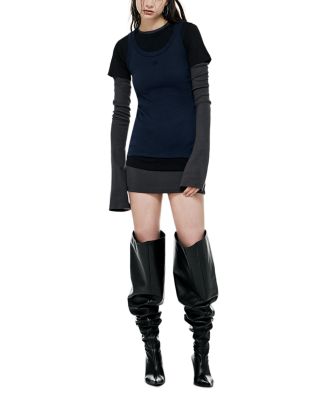 01 Layered Jersey Dress