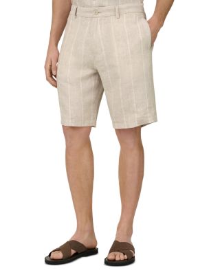 9.6" Stripe Linen Shorts