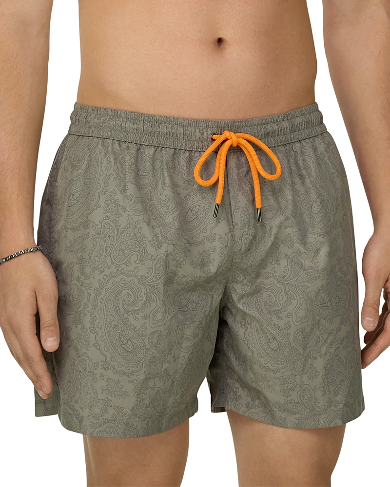 Boggi Milano Paisley Fantasy 5 Drawstring Swimsuit