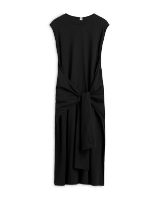 Tie Waist Jersey Dress
