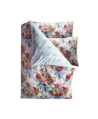 Liberty Fabric Bow Bouquet & Garden Blooms Reversible Duvet Set
