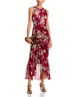 Hand Sketched Floral Cyrus Dress - thumbnail 2