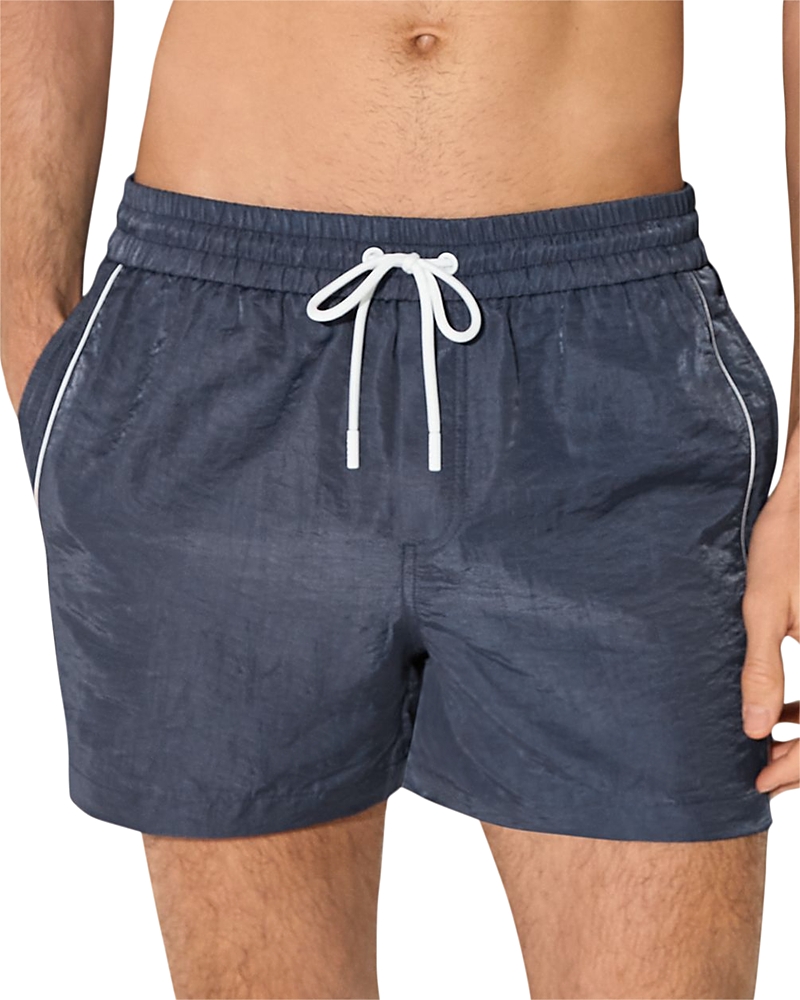 Reiss Breeze Piped Detail Drawstring 4.9 Swim Shorts