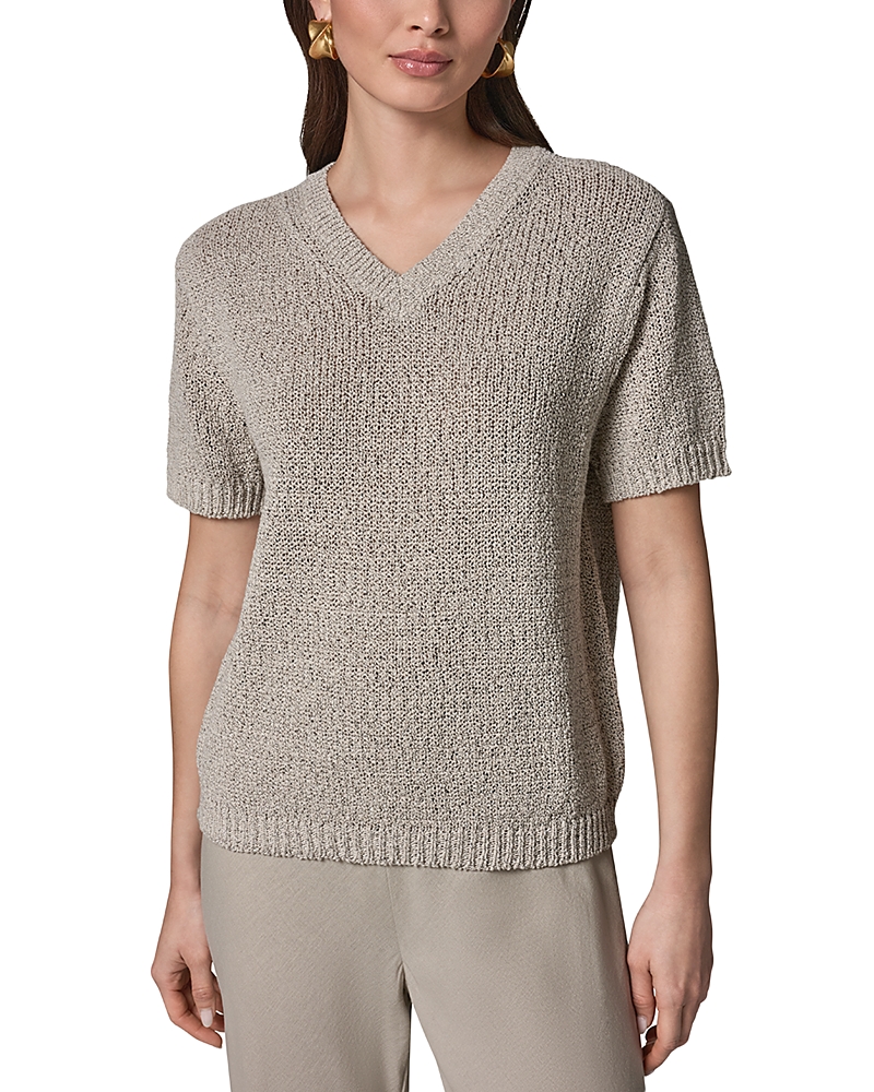 Donna Karan Easy V Neck Sweater