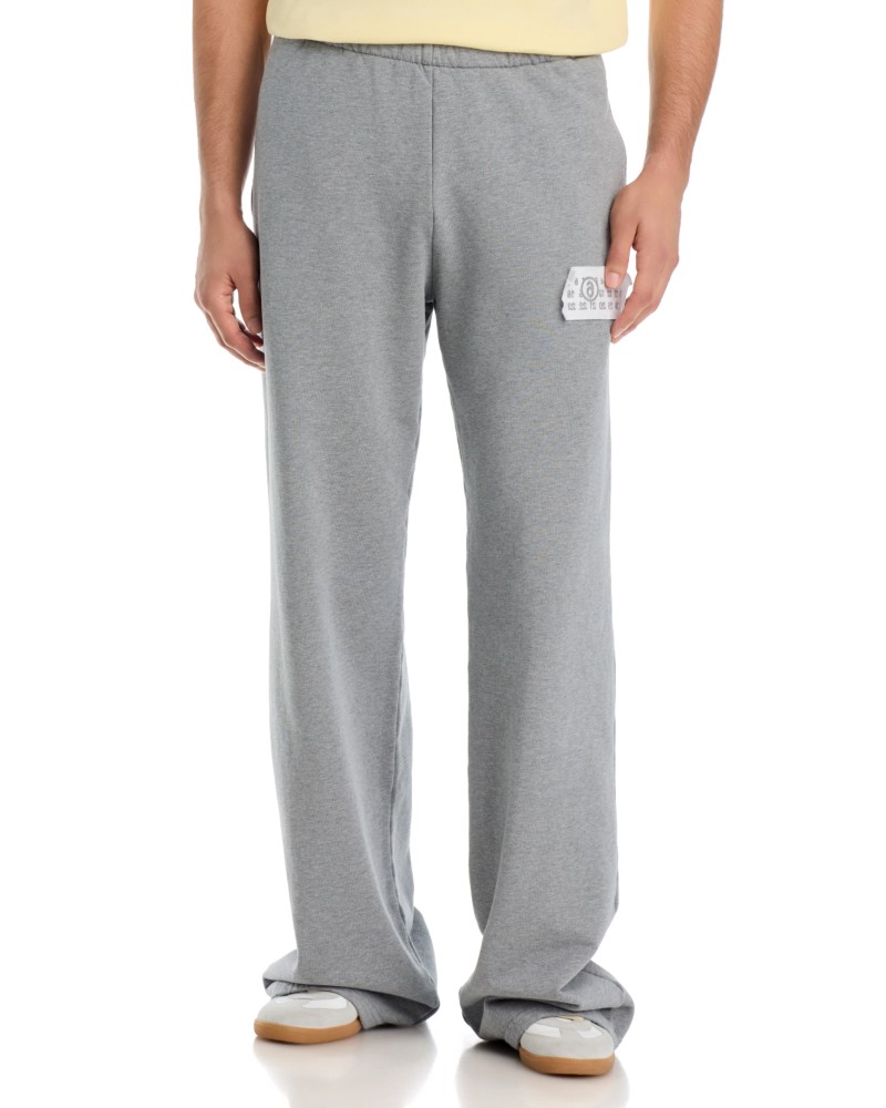 MM6 Maison Margiela Unbrushed Sweatpants in Grey Milange