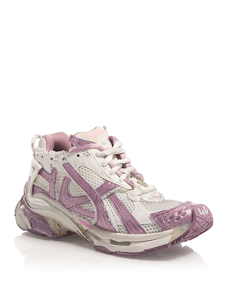 Balenciaga Women's Runner Glitter Sneakers