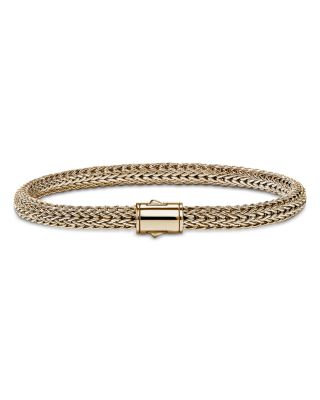 14K Yellow Gold Icon Woven Link Bracelet