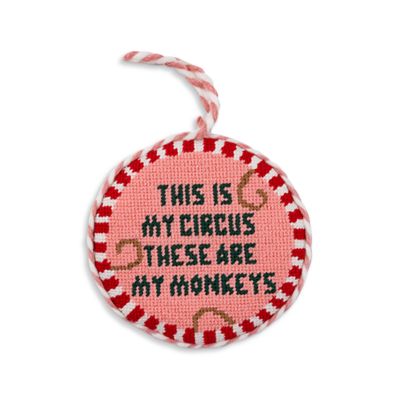 This Is My Circus Needlepoint Ornament