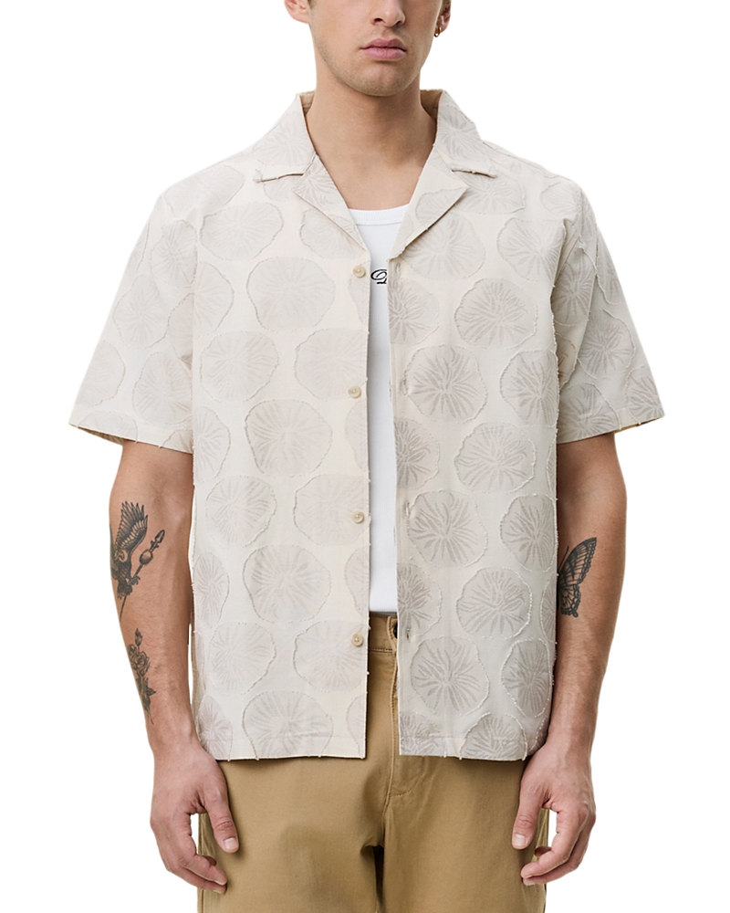 Les Deux Dahlia Jacquard Short Sleeve Shirt