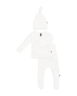 Girls' Pointelle Take Me Home Hat, Top & Footed Pants Set - Baby