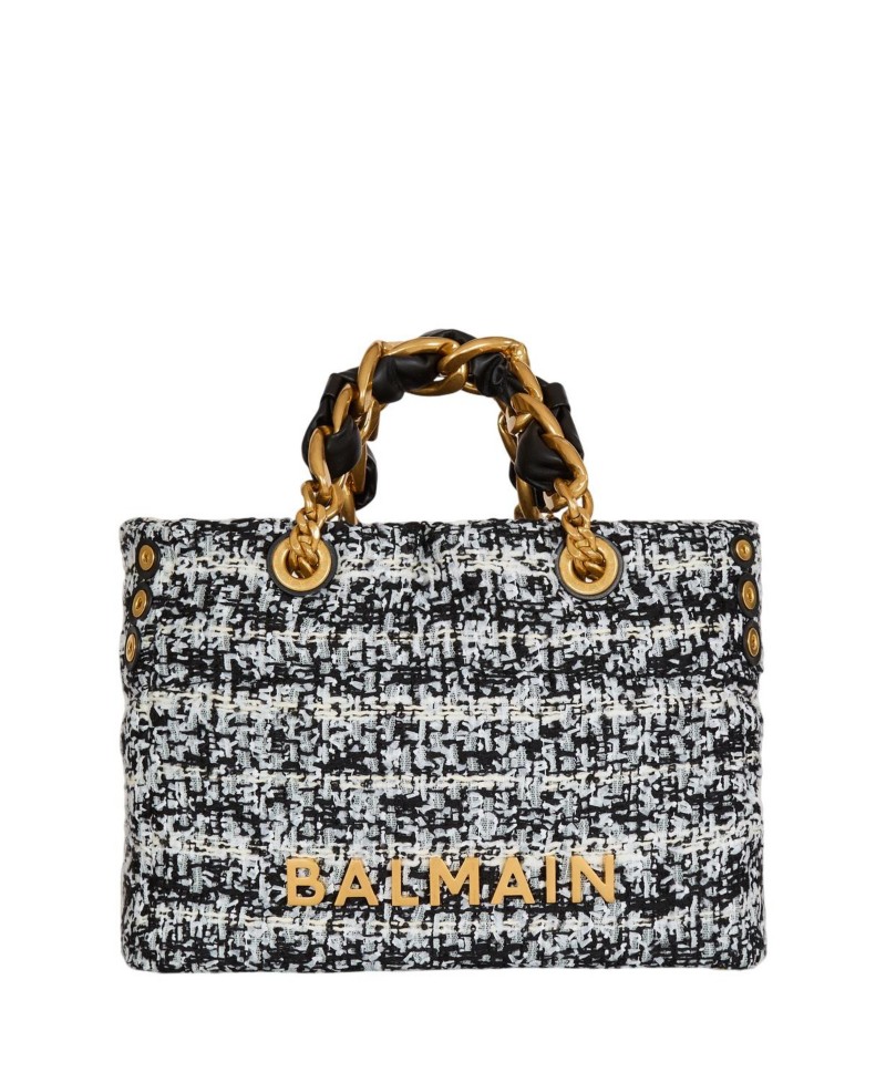 Balmain Small 1945 Soft Tweed Tote Bag by Bloomingdale's