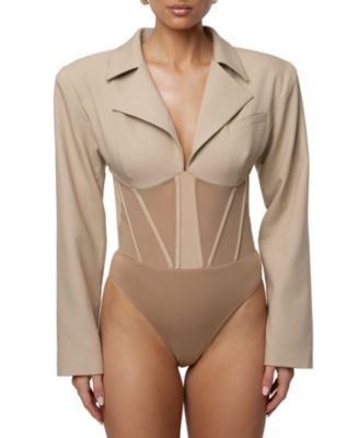Downtown Blazer Bodysuit