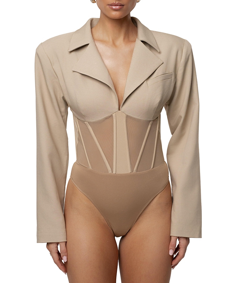 Jluxlabel Downtown Blazer Bodysuit