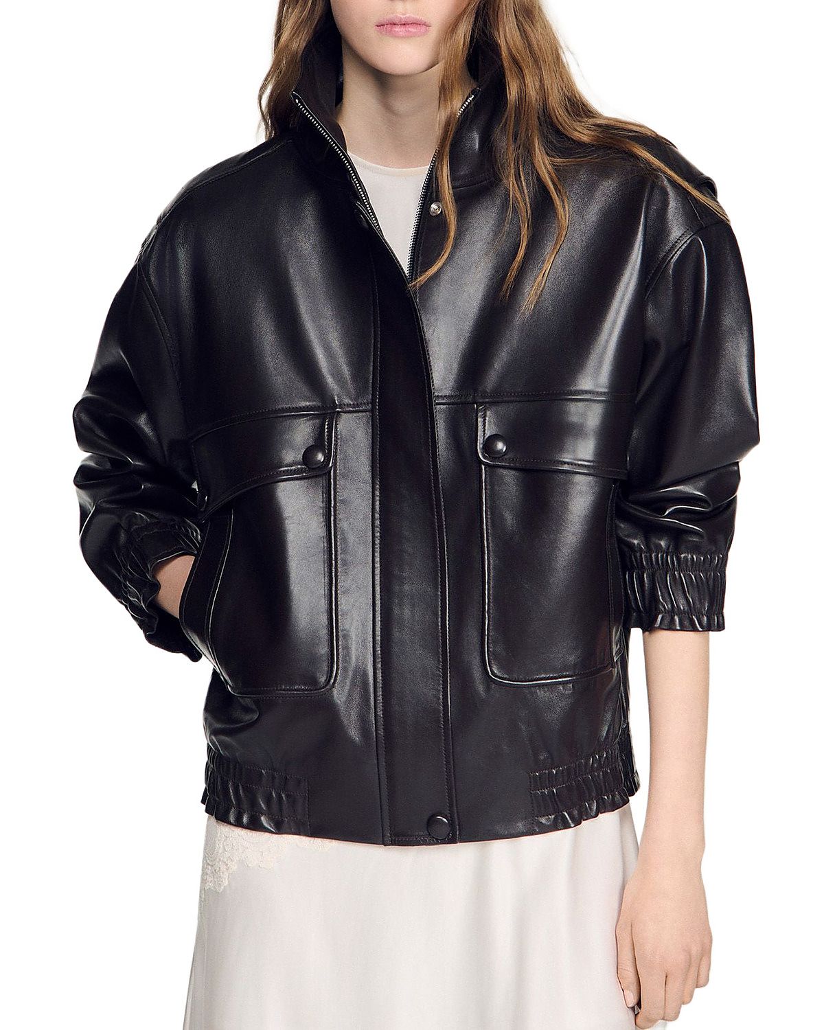 Sandro Leather Jacket