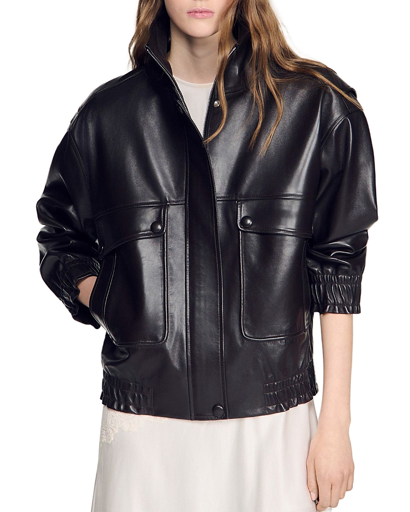 Sandro Leather Jacket