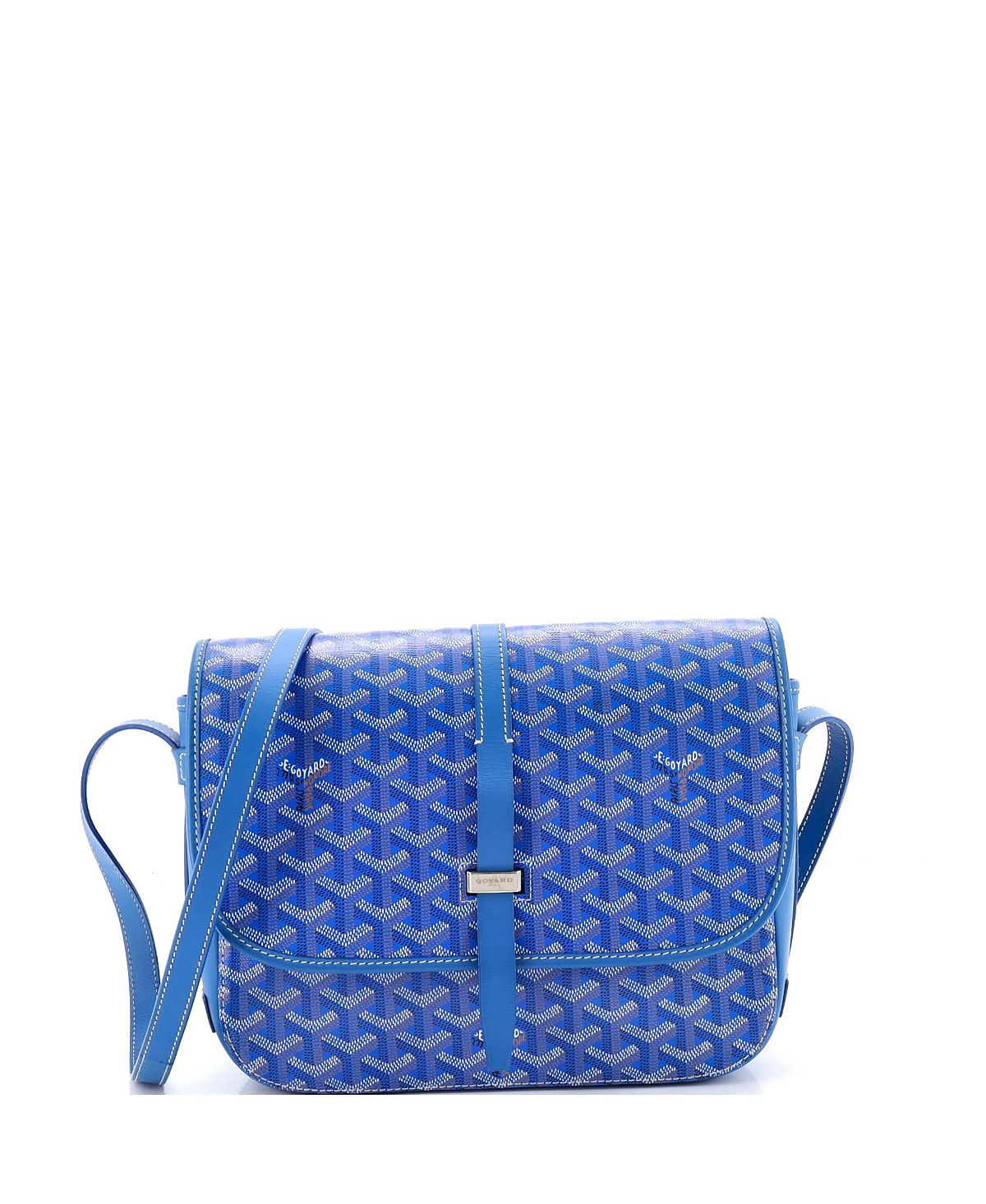 Pre-Owned Goyard Mm Belvedere Ii Messenger Bag Coated Canvas