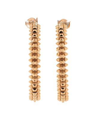  Large 37.8mm Clash de Cartier Earrings 18K Rose Gold