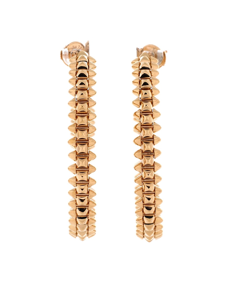 Pre-Owned Cartier Large 37.8mm Clash de Cartier Earrings 18K Rose Gold