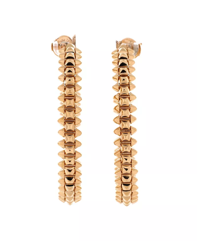 Pre-Owned Cartier Large 37.8mm Clash de Cartier Earrings 18K Rose Gold
