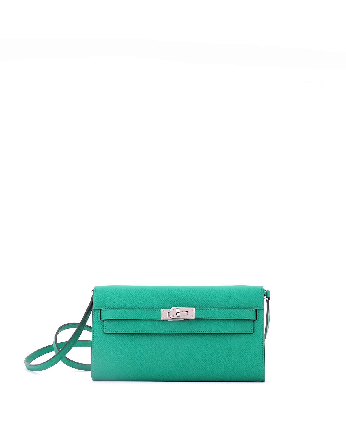 Pre-Owned HERMES Kelly To Go Wallet Epsom