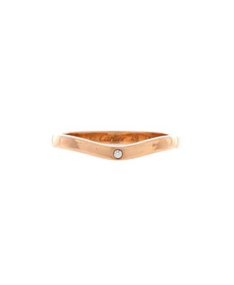  Ballerine Wedding Band 18K Rose Gold and Diamonds