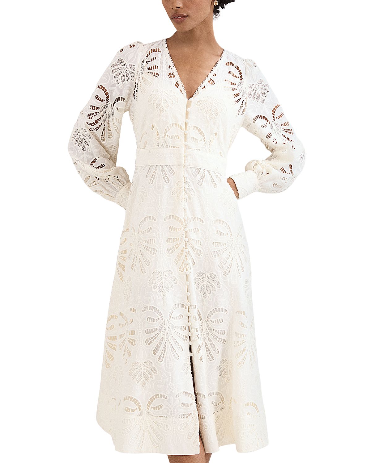Phase Eight Inara Lace Midi Dress