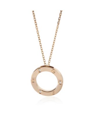  Love 18k Rose Gold Pendant
