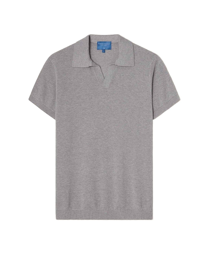 Robert Talbott Randall Cotton Cashmere Johnny Collar Sweater