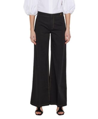 Jane Cotton Stretch Flare Trouser