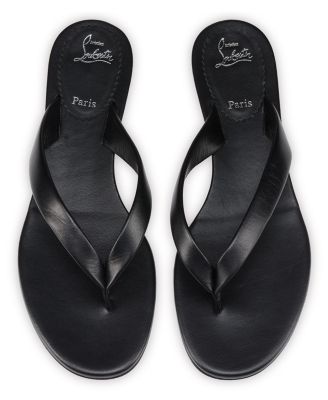 Christian Louboutin Women's Miss Z Thong Sandals | Bloomingdale's