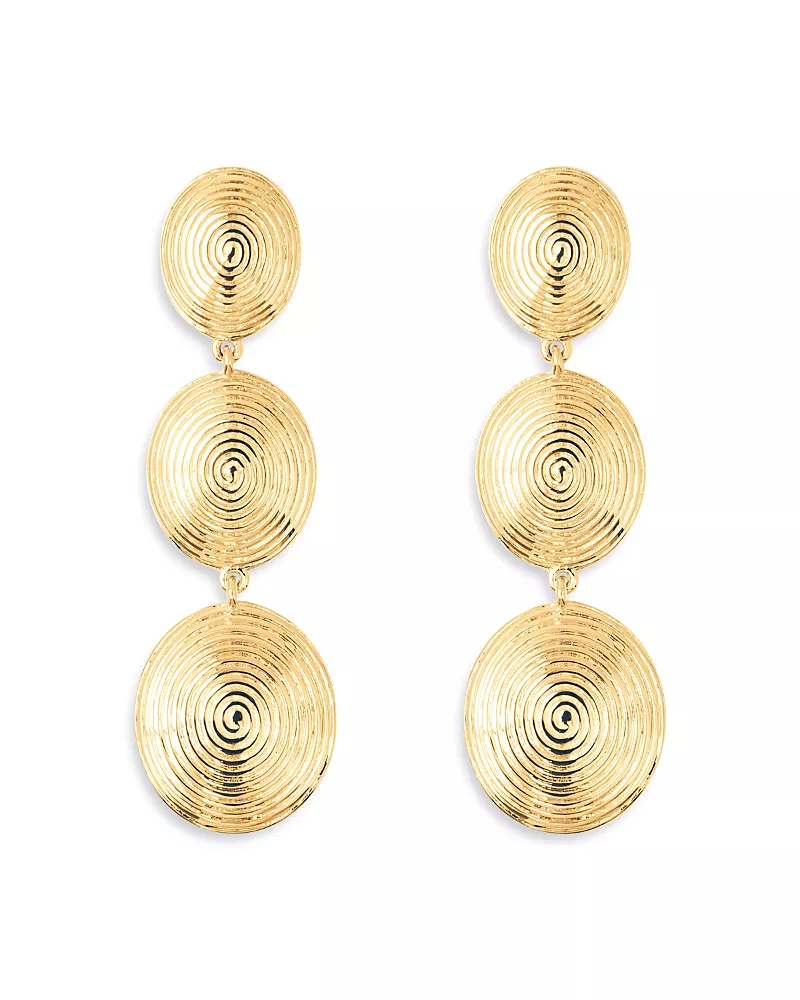 Lie Studio Ruby Triple Drop Earrings