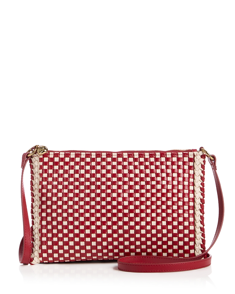 Madewell Signature Woven Leather Pouch Crossbody Bag