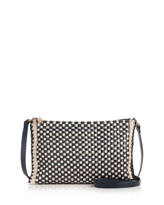 Madewell Signature Woven Leather Pouch Crossbody Bag