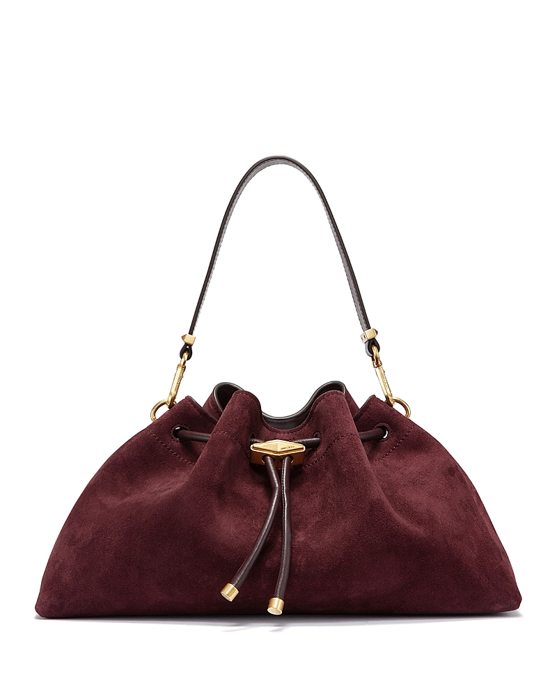 Jimmy Choo Cinch Suede Shoulder Bag