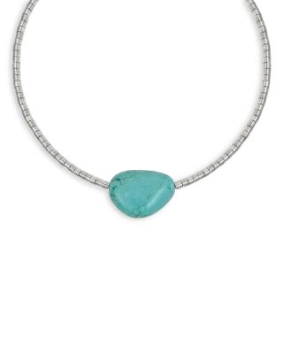 Stone Collar Necklace, 16-21"