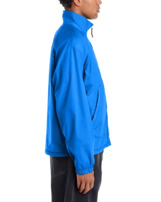 Stone Island Paracadute Stretch Cotton Poplin Zip Up Jacket