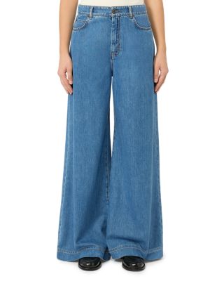 Wkdvega Wide Leg Jeans in Navy