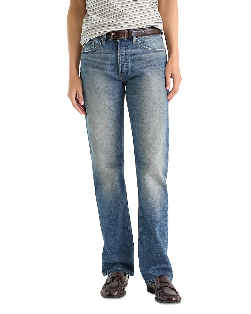 Good American Vintage Straight Jeans in Indigo1282