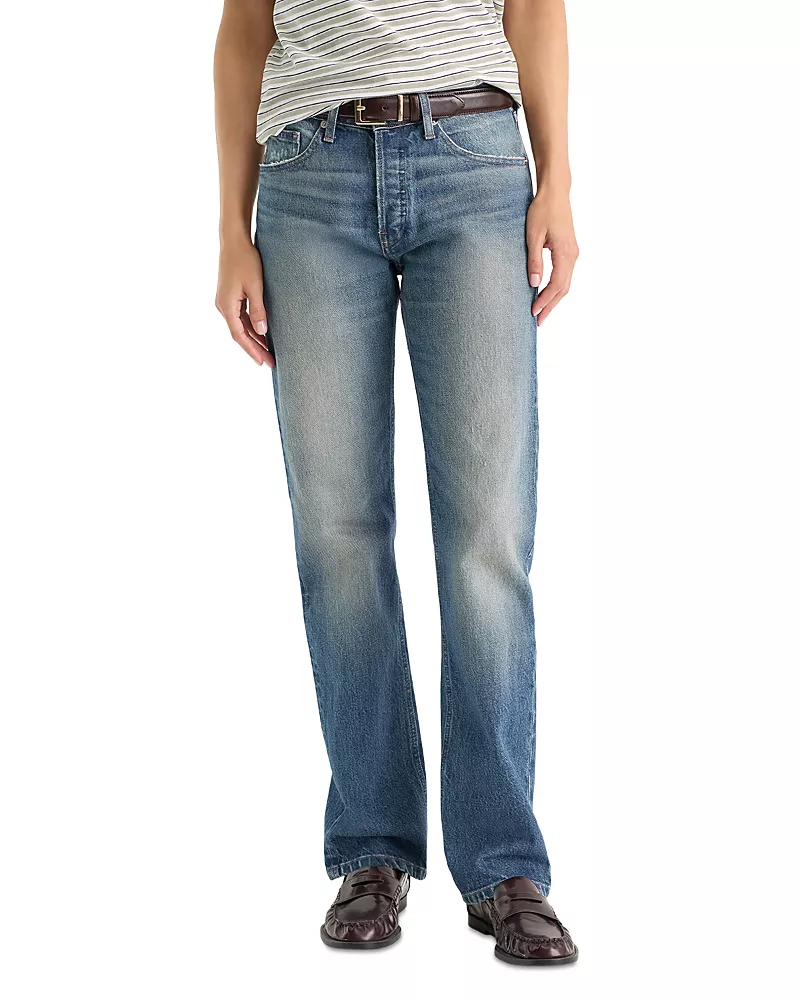Good American Vintage Straight Jeans in Indigo1282