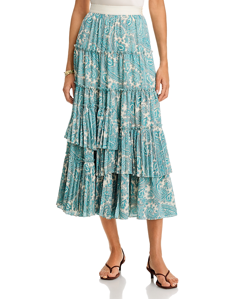 Cinq a Sept Hendrix Paisley Orianna Skirt