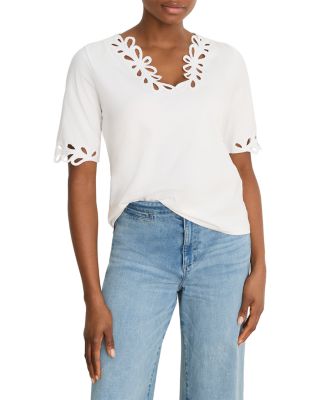 Nic+Zoe Rococo Edge Blouse