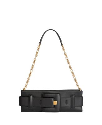 Balmain Anthem Smooth Leather Clutch