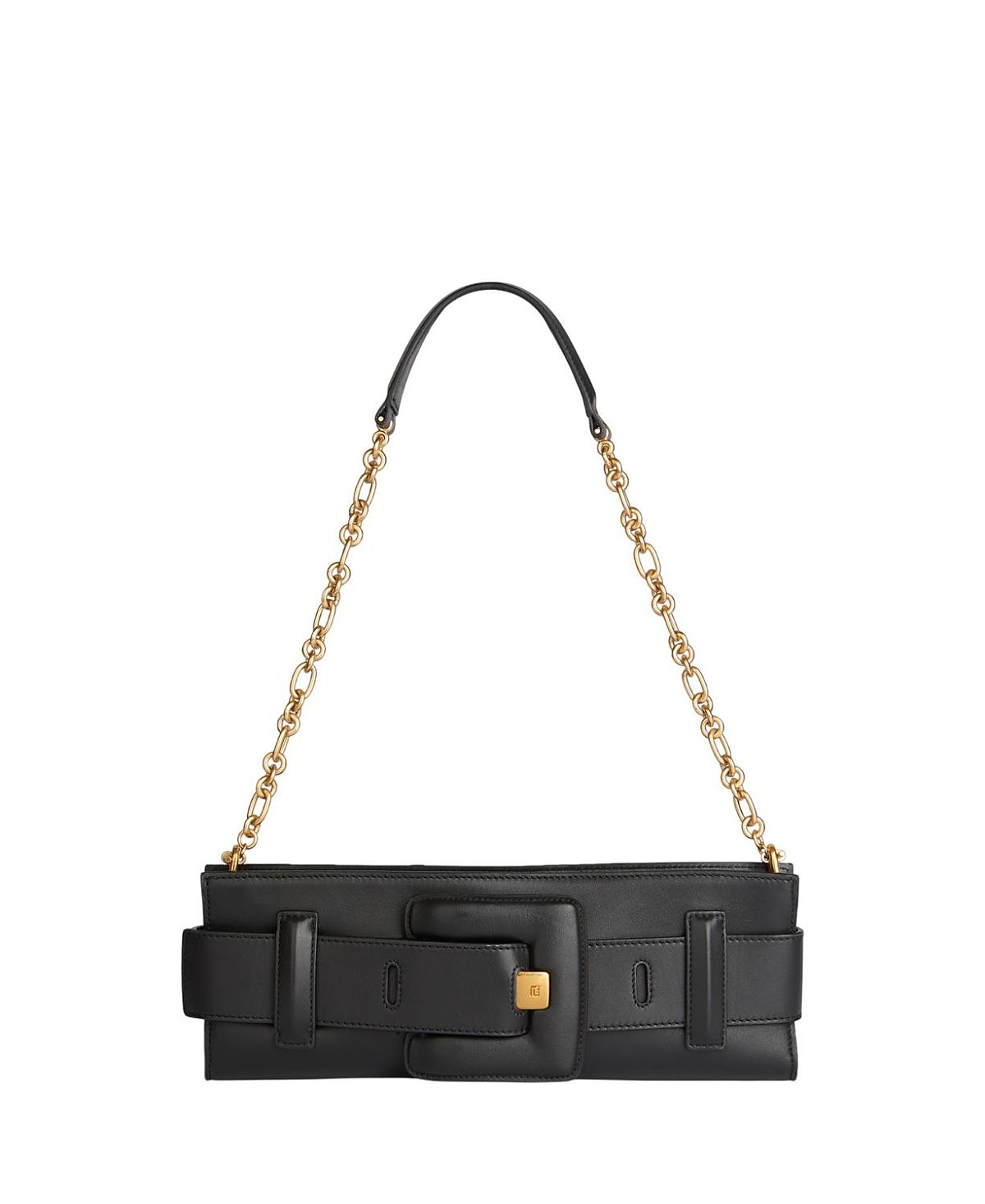 Balmain Anthem Smooth Leather Clutch