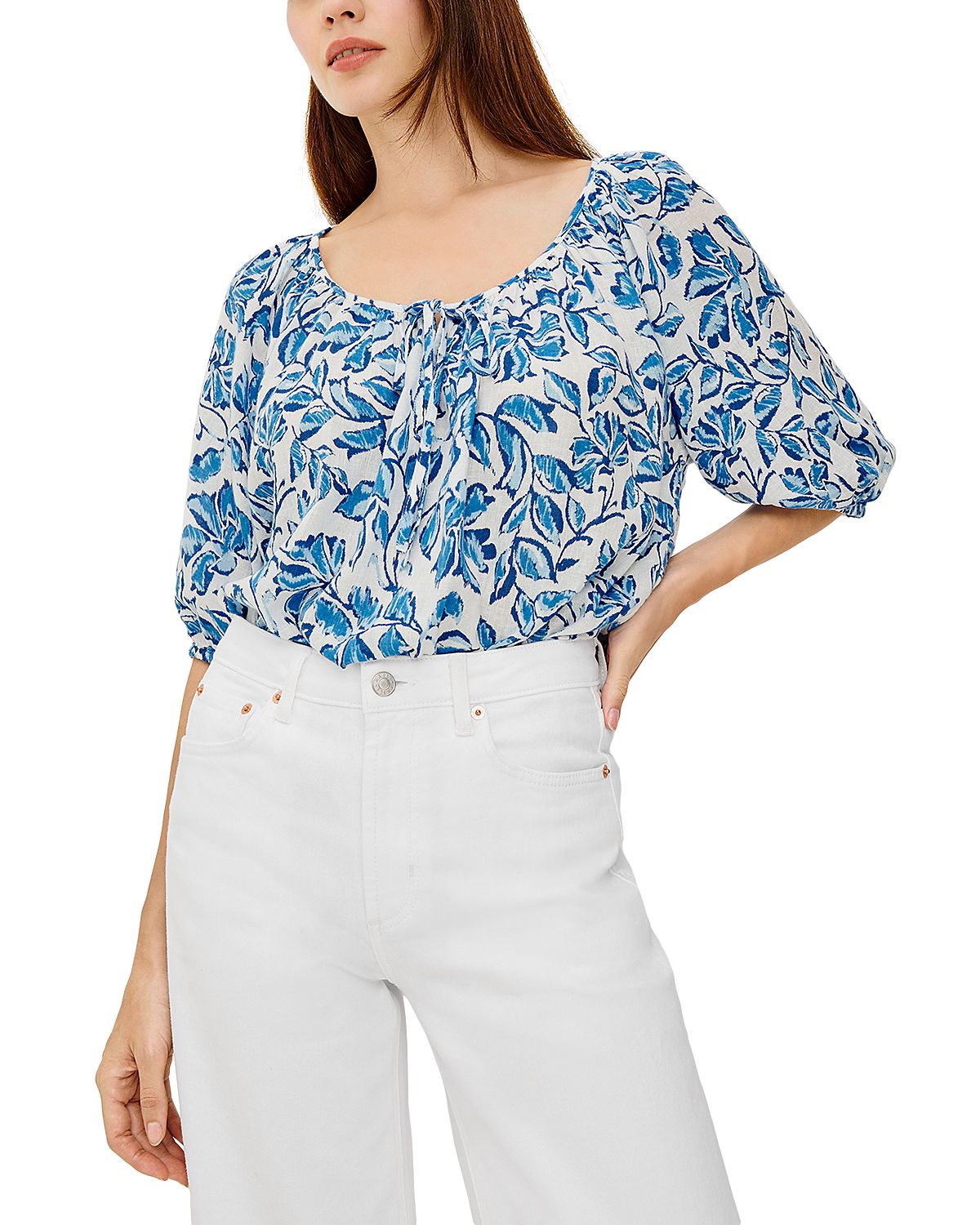 Rails Kirstie 3/4 Sleeve Peasant Top