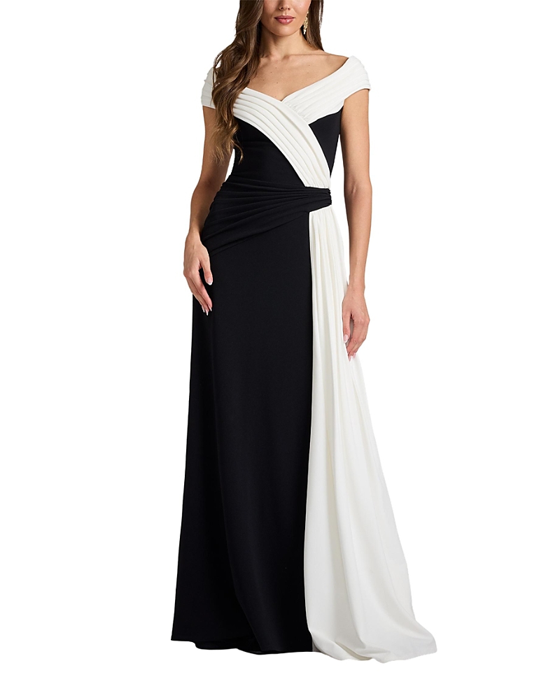 Tadashi Shoji Lohner Draped Sash Gown