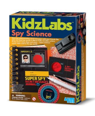 KidzLabs Spy Science, Assemble A Secret Messages Journal, Ages 8+